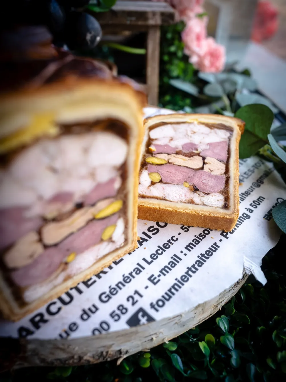 Pâté en croûte gourmet Pâté en croûte avec pistaches