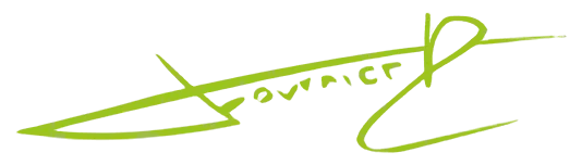 Logo vert stylisé